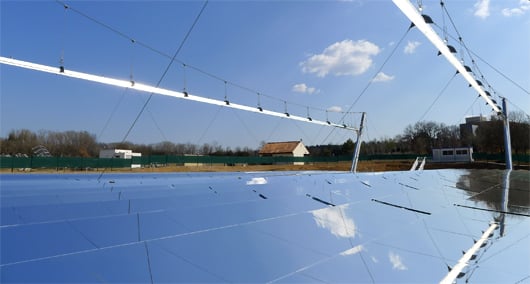 Centrale solaire thermodynamique à miroirs de Fresnel﻿ (©Alsolen)﻿