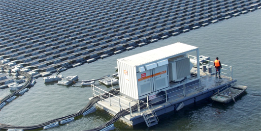 Centrale photovoltaïque flottante