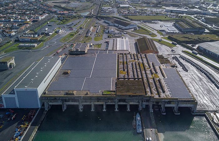 Solaire photovoltaïque au port de La Rochelle