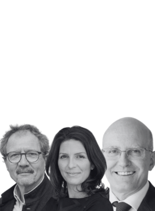 Patrick Criqui, Carine Sebi et Manfred Hafner