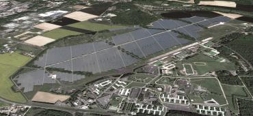 Centrale solaire photovoltaïque base de Creil