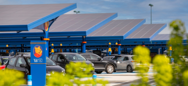 Plus grande centrale solaire sur ombrieres à Disneyland