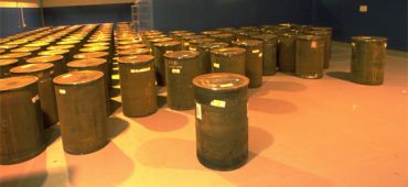 Fûts de stockage déchets nucléaires