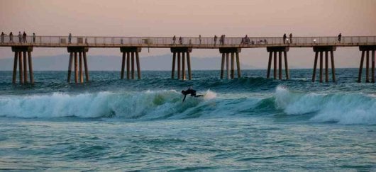 Vagues de Californie