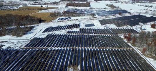 Centrale solaire aux États-Unis