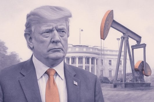 Donald Trump et derrick de pétrole