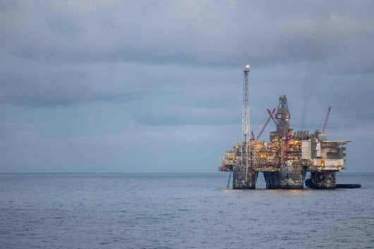 Champ pétrolier d'Heidrun en mer de Norvège