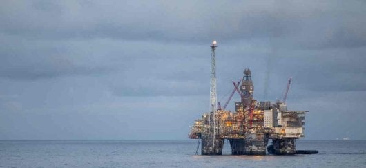 Plateforme offshore en Norvège