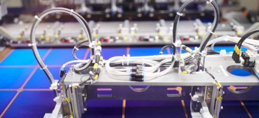 Cellules photovoltaïques dans l'usine de Thalheim