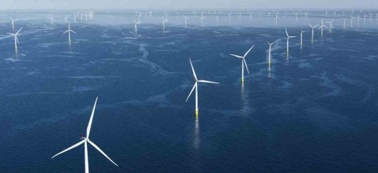 Parc éolien offshore d'Anholt au Danemark