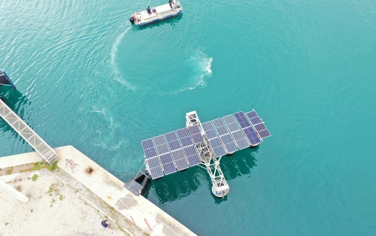 Visuels du démonstrateur Sun'Sète de SolarinBlue