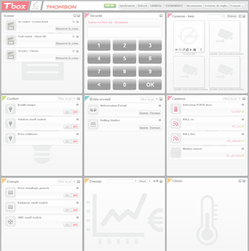 Aperçu des indicateurs de la ThomBox (©Thomson)