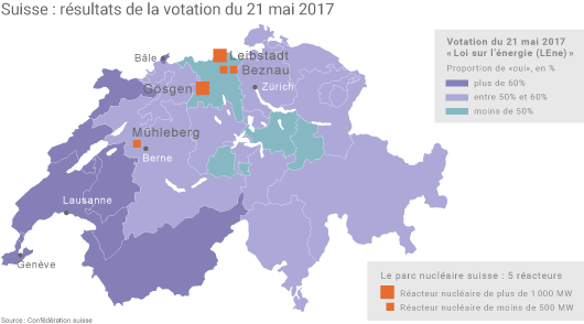 Carte de la votation du 21 mai 2017 par canton
