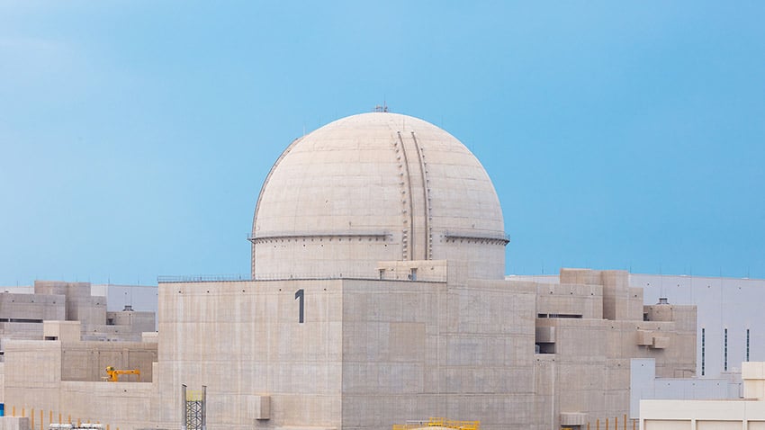 Réacteur 1 de la centrale nucléaire de Barakah