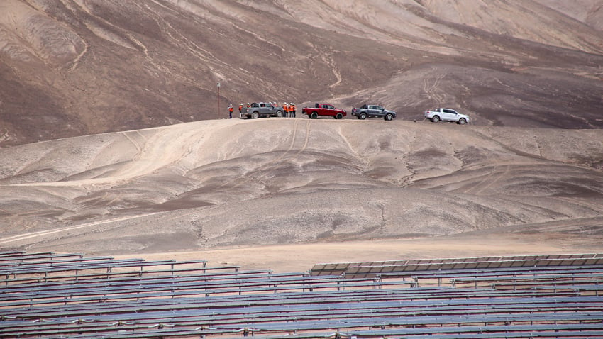 Le parc de Boléro devrait contribuer à faire augmenter la part des énergies renouvelables dans le mix électrique chilien et réduire les importations d’électricité des pays voisins. (©EDF)