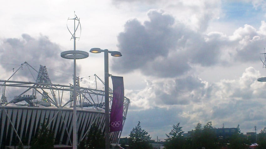 Les Jeux Olympiques de Londres 2012 s’achèvent ce dimanche mais les éoliennes resteront en place. Leur coût devrait être amorti d’ici les JO de 2024.
