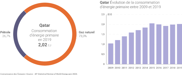 Mix énergétique du Qatar