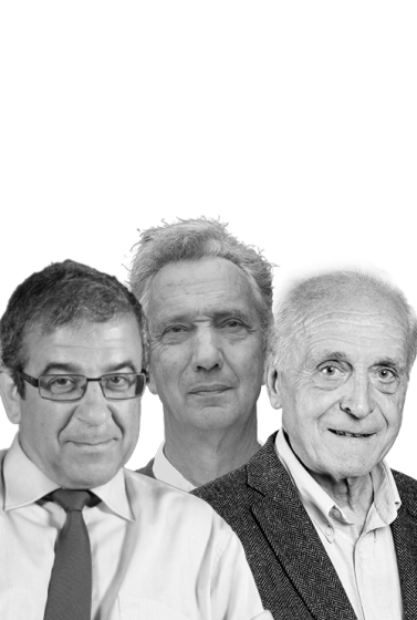 Daniel Iracane, Bernard Tardieu et Dominique Vignon