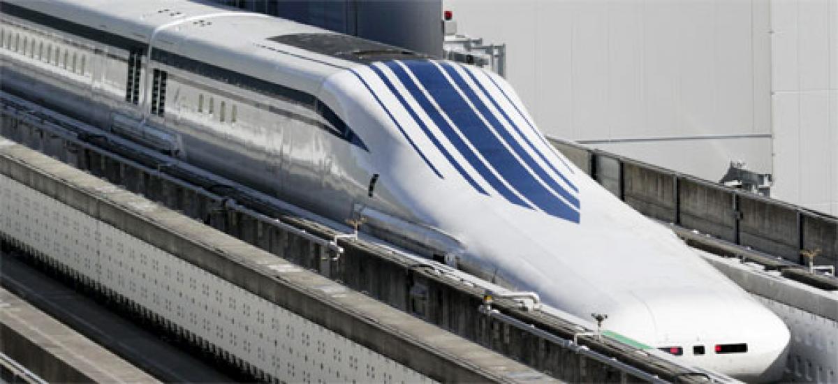 Train « maglev » au Japon : plus de 600 km/h en lévitation