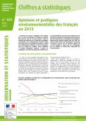 Opinions et pratiques environnementales des Français en 2013
