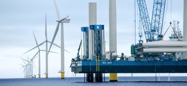 Parc éolien offshore d'Anholt au Danemark