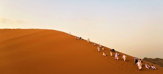 Dune de sable dans le Sahara