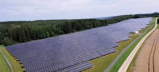 Parc solaire de Leibertingen en Allemagne.